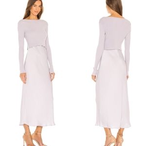 NWT All Saints Hera Myla Dress - Misty Lilac